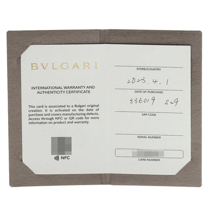 BVLGARI B.zero1 1 band #49 Ring K18 White Gold Ladies [Used]