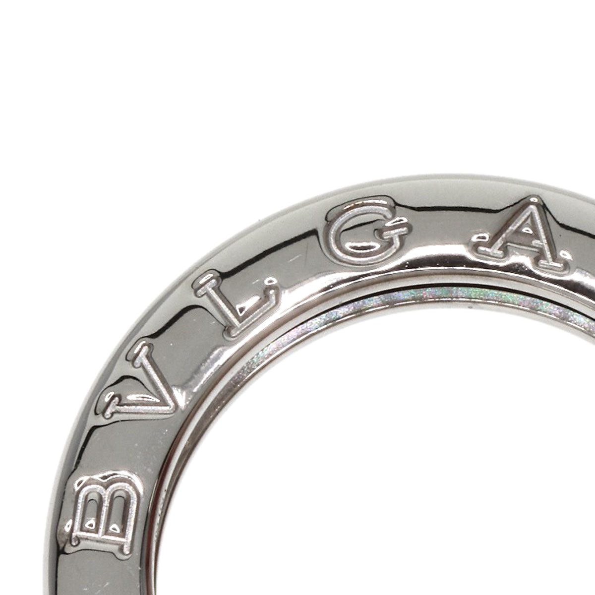 BVLGARI B.zero1 1 band #49 Ring K18 White Gold Ladies [Used]