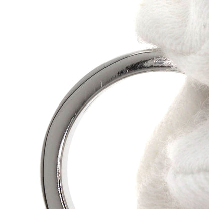 BVLGARI Double logo 1P Diamond Ring K18 White Gold Ladies [Used]