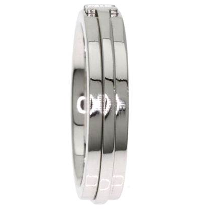 TIFFANY&Co. T TWO narrow Ring K18 White Gold Ladies [Used]