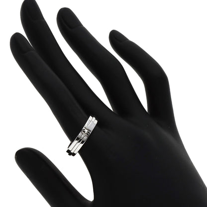 TIFFANY&Co. T TWO narrow Ring K18 White Gold Ladies [Used]