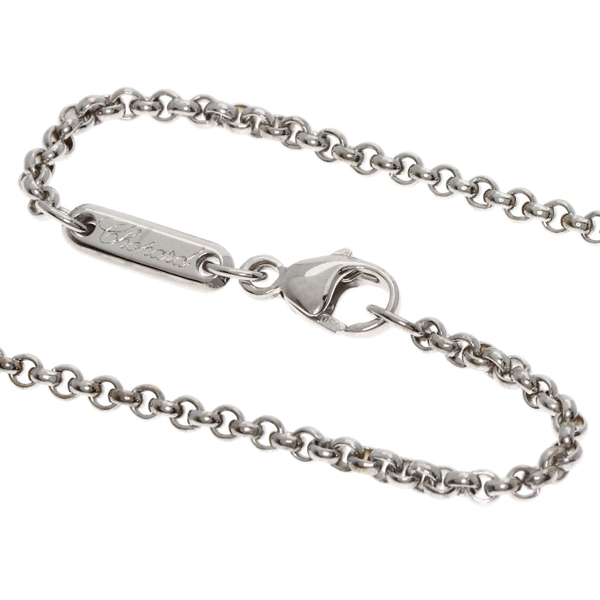 Chopard Happy diamond Necklace K18 White Gold Ladies [Used]