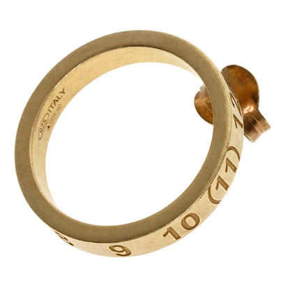 MaisonMargiela Numbering for one ear earring Silver Ladies [Used]