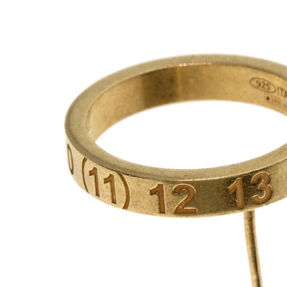 MaisonMargiela Numbering for one ear earring Silver Ladies [Used]