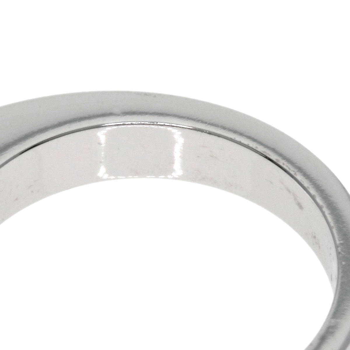 CARTIER Tank Diamond #48 Ring K18 White Gold Ladies [Used]