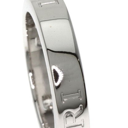 BVLGARI Double logo 1P Diamond Ring K18 White Gold Ladies [Used]