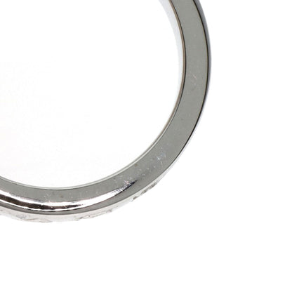 BVLGARI Double logo 1P Diamond Ring K18 White Gold Ladies [Used]
