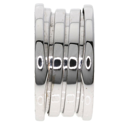 BVLGARI B.zero1 4 Band #57 Ring K18 White Gold Ladies [Used]