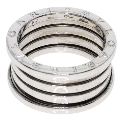 BVLGARI B.zero1 4 Band #57 Ring K18 White Gold Ladies [Used]