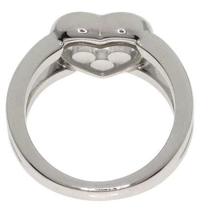 Chopard   Happy diamond heart motif 82/4611 Ring  K18 White Gold Ladies [Used]