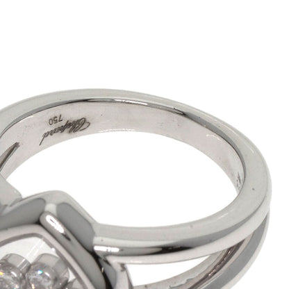 Chopard   Happy diamond heart motif 82/4611 Ring  K18 White Gold Ladies [Used]