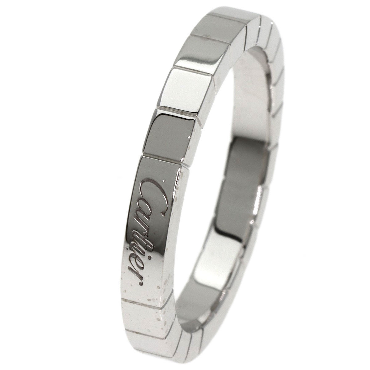 CARTIER Lanier # 60 Ring K18 White Gold Ladies [Used]