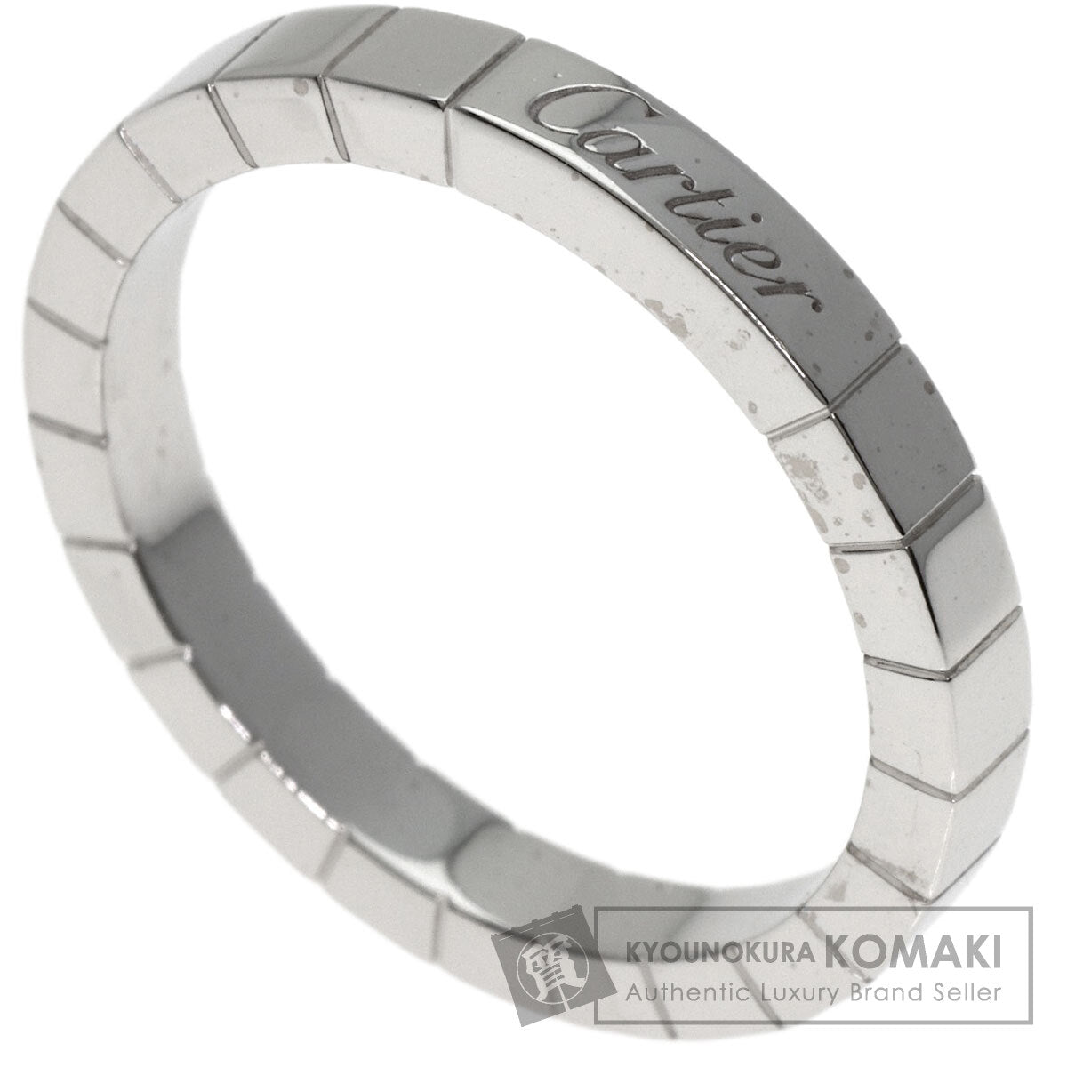 CARTIER Lanier # 60 Ring K18 White Gold Ladies [Used]
