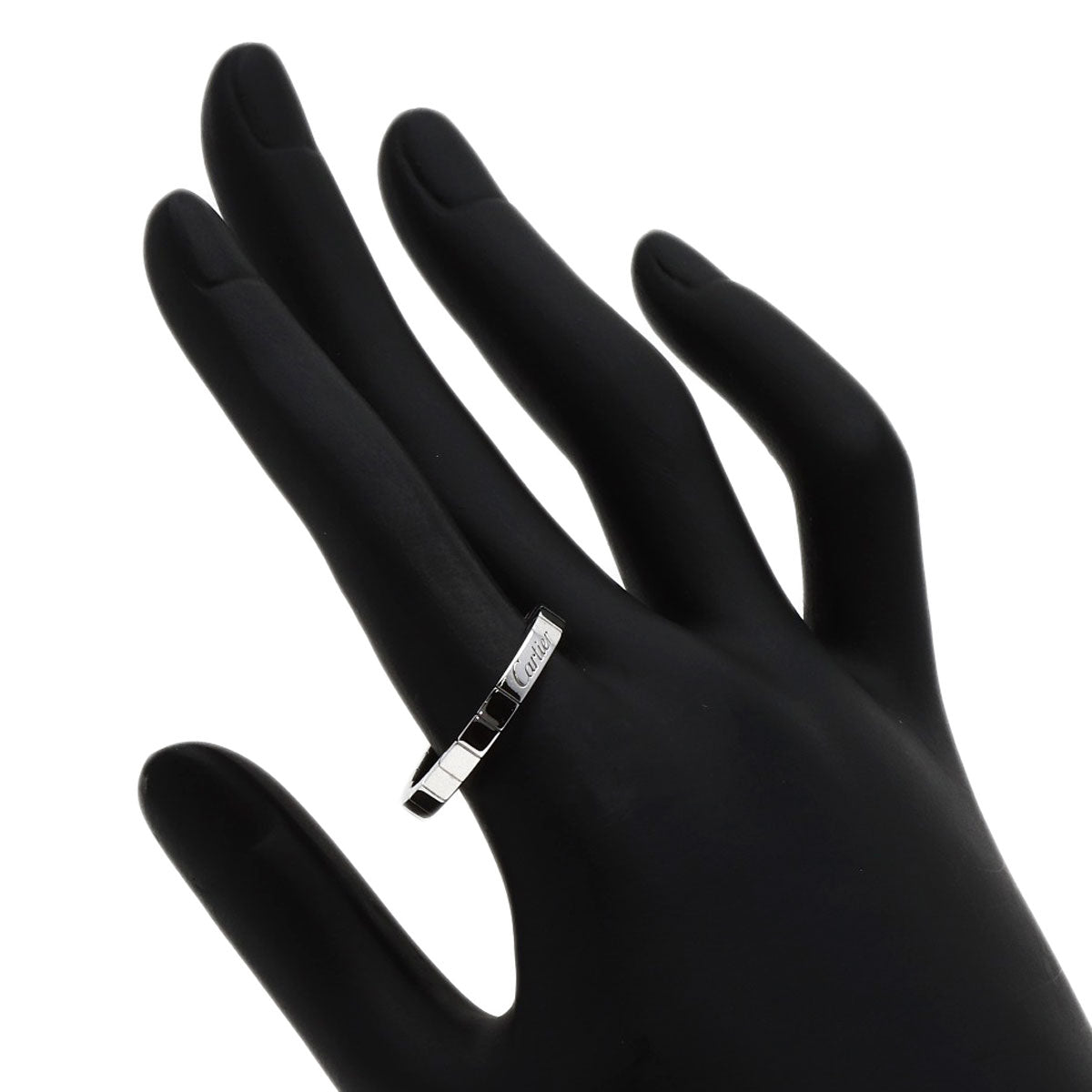 CARTIER Lanier # 60 Ring K18 White Gold Ladies [Used]