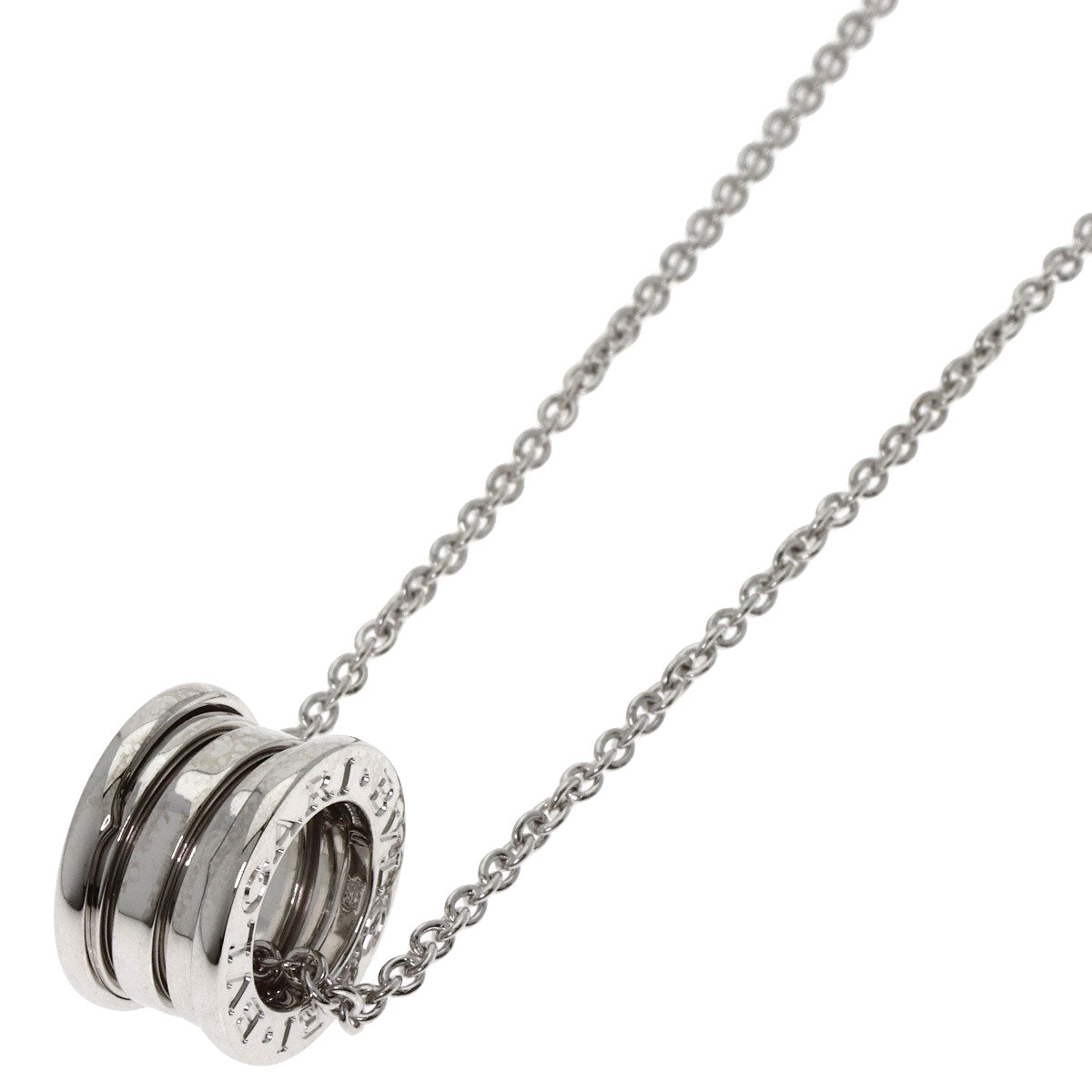 BVLGARI B.zero1 Necklace K18 White Gold Ladies [Used]