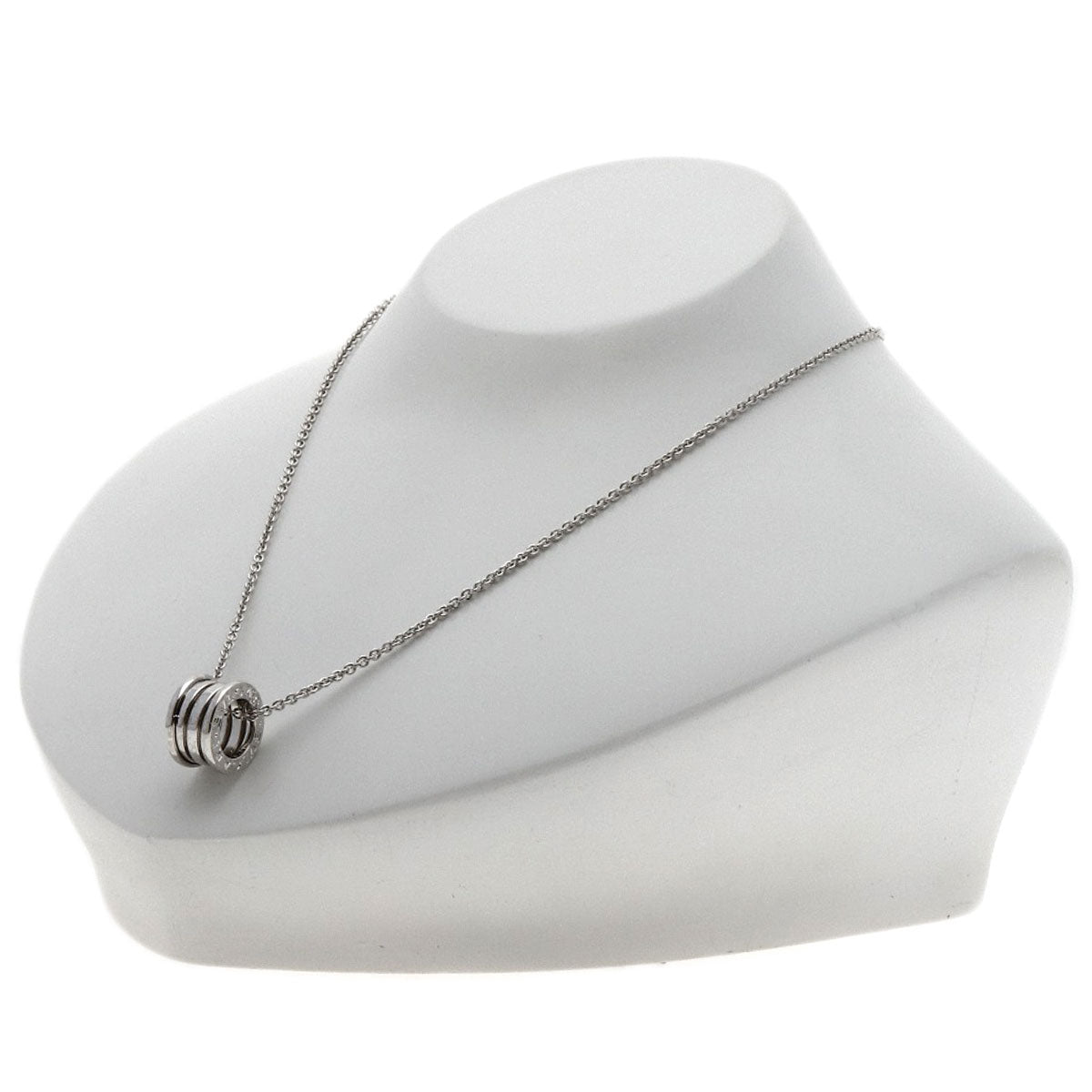 BVLGARI B.zero1 Necklace K18 White Gold Ladies [Used]