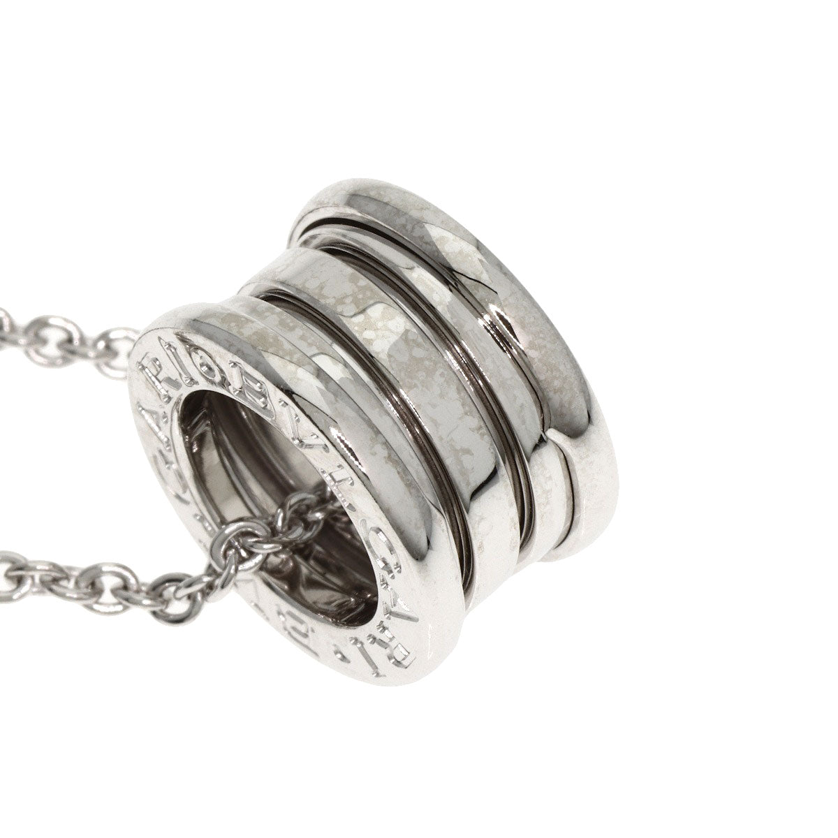 BVLGARI B.zero1 Necklace K18 White Gold Ladies [Used]