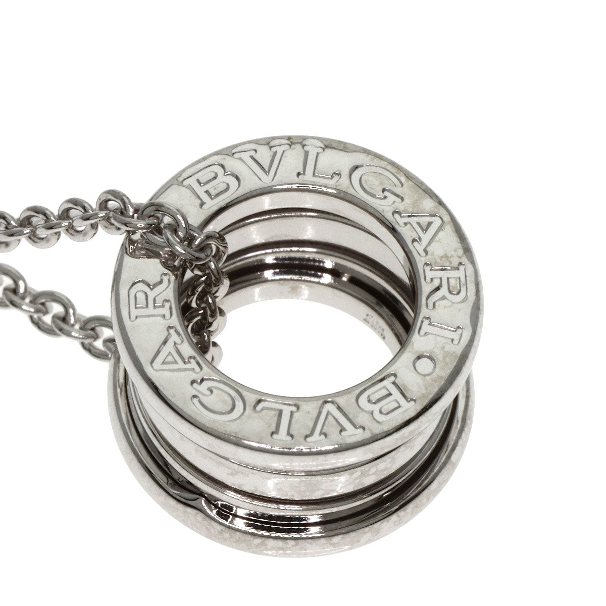 BVLGARI B.zero1 Necklace K18 White Gold Ladies [Used]