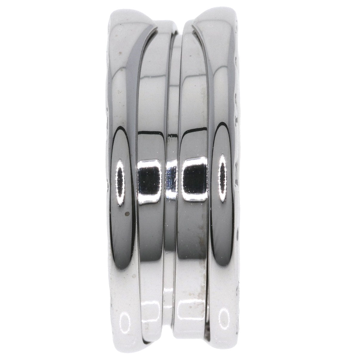 BVLGARI B.zero1 2 Band #54 Ring K18 White Gold Ladies [Used]