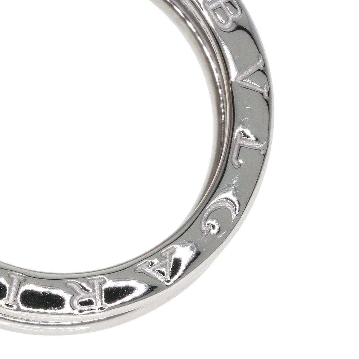 BVLGARI B.zero1 2 Band #54 Ring K18 White Gold Ladies [Used]