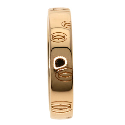 CARTIER   Happy birthday # 50 Ring  K18 Pink Gold Ladies [Used]