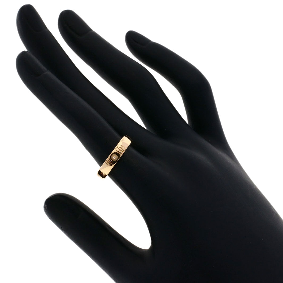 CARTIER   Happy birthday # 50 Ring  K18 Pink Gold Ladies [Used]