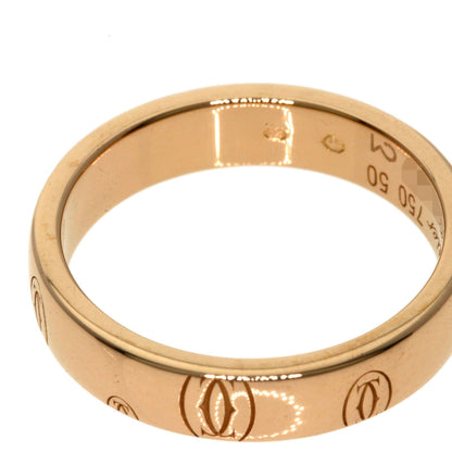 CARTIER   Happy birthday # 50 Ring  K18 Pink Gold Ladies [Used]