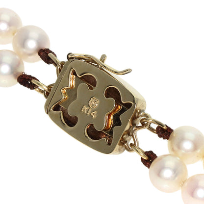 MIKIMOTO Pearl Pearl 2 series Necklace K14 Yellow Gold Ladies [Used]