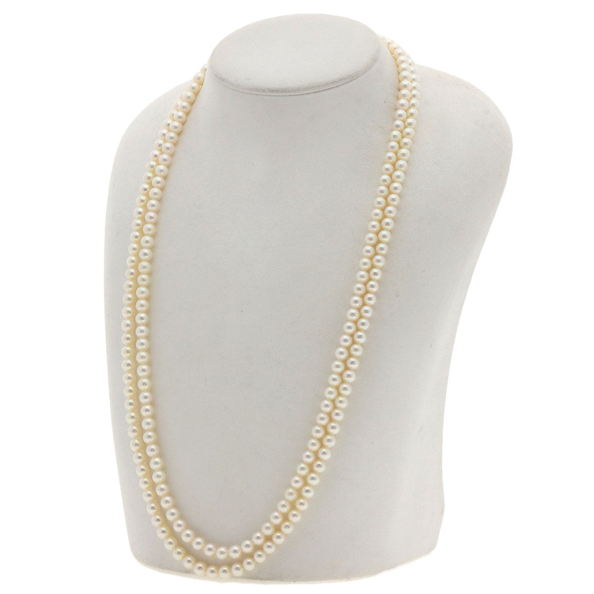 MIKIMOTO Pearl Pearl 2 series Necklace K14 Yellow Gold Ladies [Used]