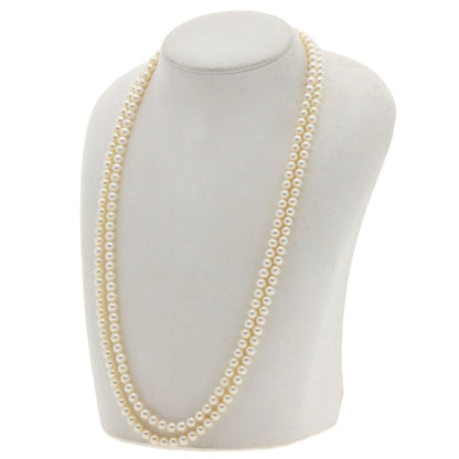 MIKIMOTO Pearl Pearl 2 series Necklace K14 Yellow Gold Ladies [Used]