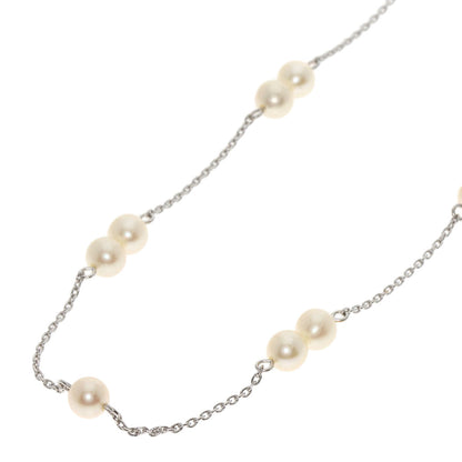 TASAKI   Station Pearl Pearl Necklace  K18 White Gold Ladies [Used]