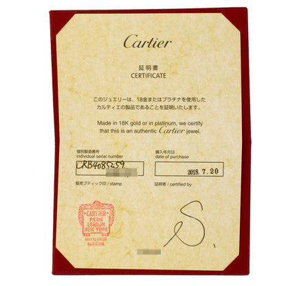 CARTIER mini love ring #59 Ring K18 Pink Gold unisex [Used]