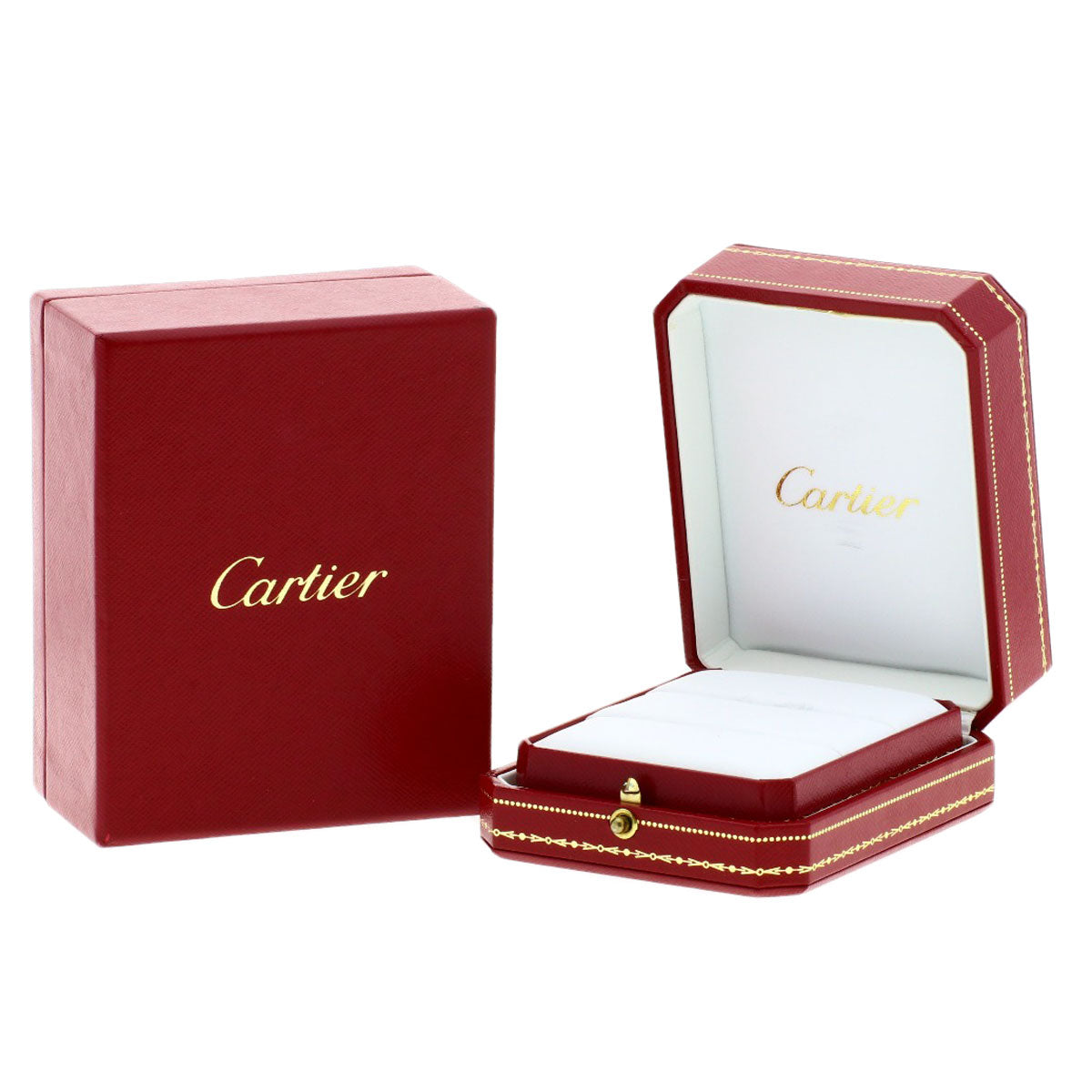 CARTIER mini love ring #59 Ring K18 Pink Gold unisex [Used]