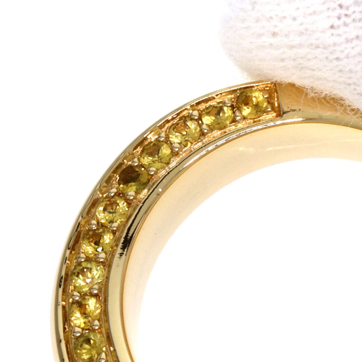 MAUBOUSSIN Yellow Sapphire #52 Ring K18 Yellow Gold Ladies [Used]