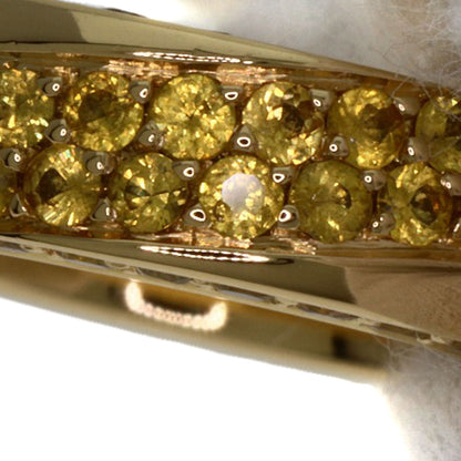 MAUBOUSSIN Yellow Sapphire #52 Ring K18 Yellow Gold Ladies [Used]