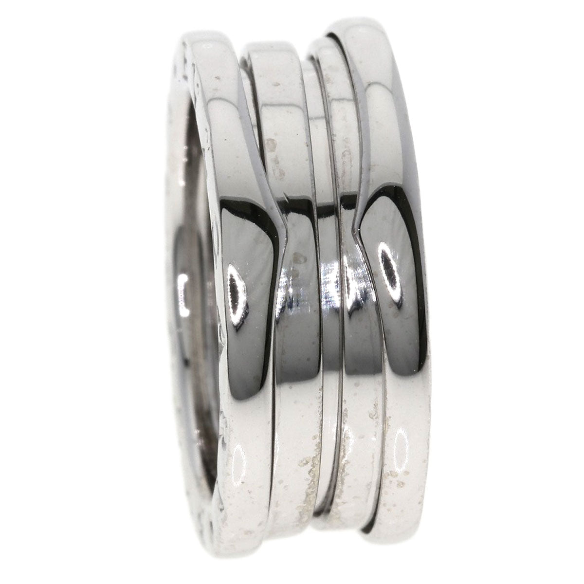 BVLGARI B.zero1 3 band #52 Ring K18 White Gold Ladies [Used
