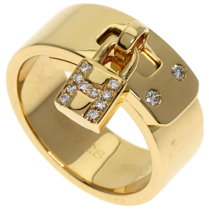 HERMES   Kelly Cadena Diamond #48 Ring  K18 Yellow Gold Ladies [Used]