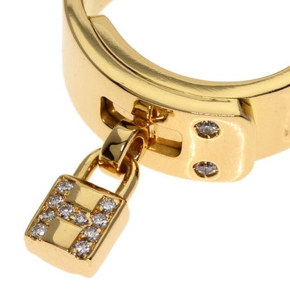 HERMES   Kelly Cadena Diamond #48 Ring  K18 Yellow Gold Ladies [Used]