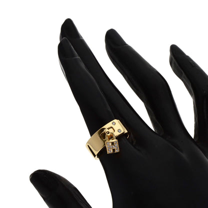 HERMES   Kelly Cadena Diamond #48 Ring  K18 Yellow Gold Ladies [Used]
