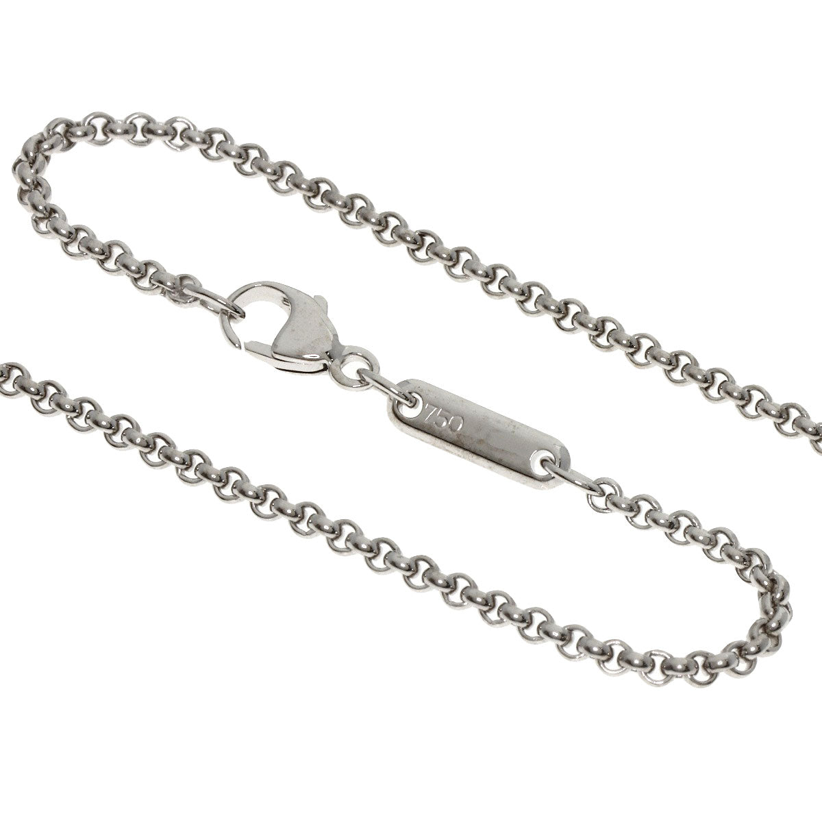 Chopard Happy Diamond Necklace K18 White Gold Ladies [Used]