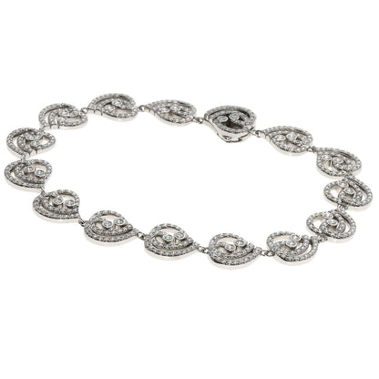 TIFFANY&Co. Enchant Heart Diamond Bracelet Platinum PT950 Ladies [Used]