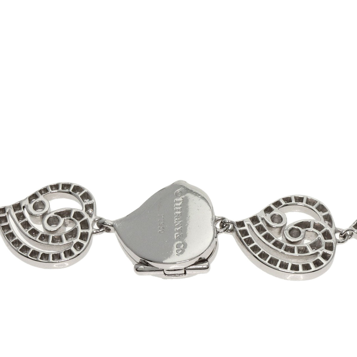 TIFFANY&Co. Enchant Heart Diamond Bracelet Platinum PT950 Ladies [Used]