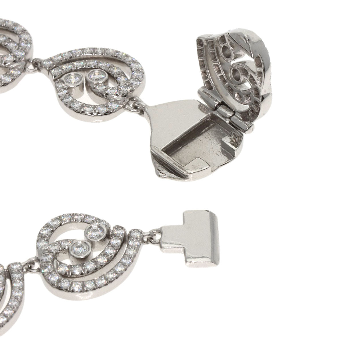 TIFFANY&Co. Enchant Heart Diamond Bracelet Platinum PT950 Ladies [Used]