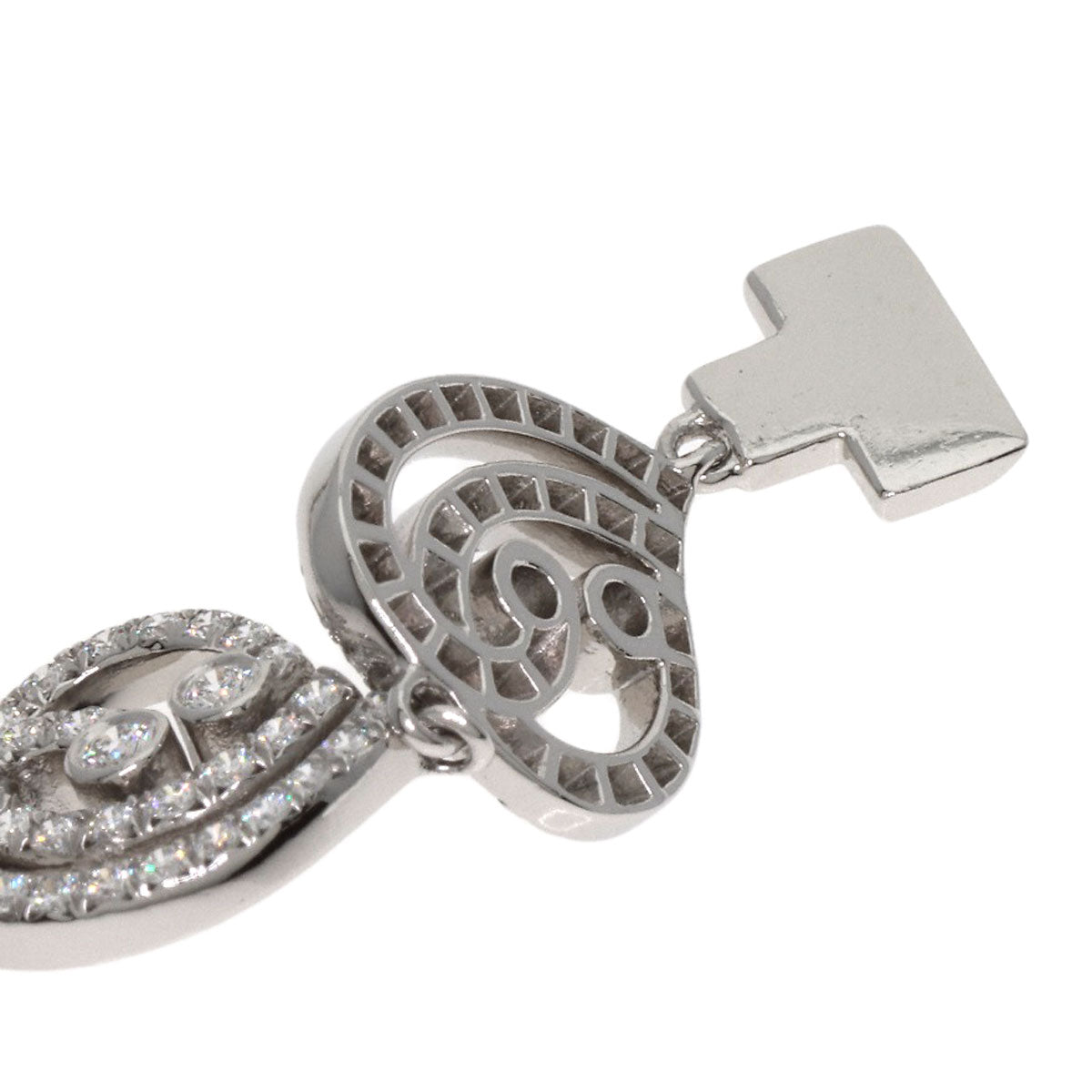 TIFFANY&Co. Enchant Heart Diamond Bracelet Platinum PT950 Ladies [Used]