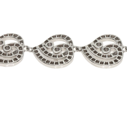TIFFANY&Co. Enchant Heart Diamond Bracelet Platinum PT950 Ladies [Used]
