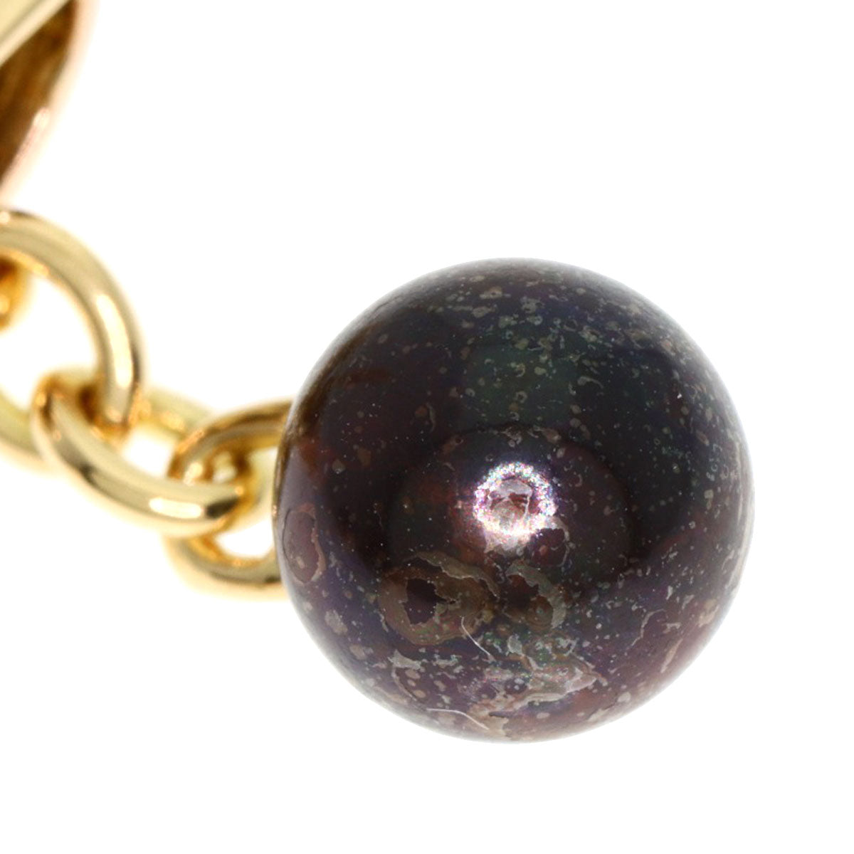 CARTIER Trinity Pearl Pearl earring K18 Yellow Gold K18 White GoldLadies [Used]