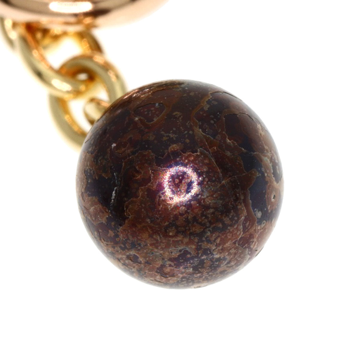 CARTIER Trinity Pearl Pearl earring K18 Yellow Gold K18 White GoldLadies [Used]