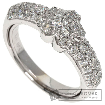 Ponte Vecchio Diamond Ring K18 White Gold Ladies [Used]