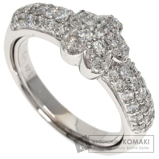 Ponte Vecchio Diamond Ring K18 White Gold Ladies [Used]