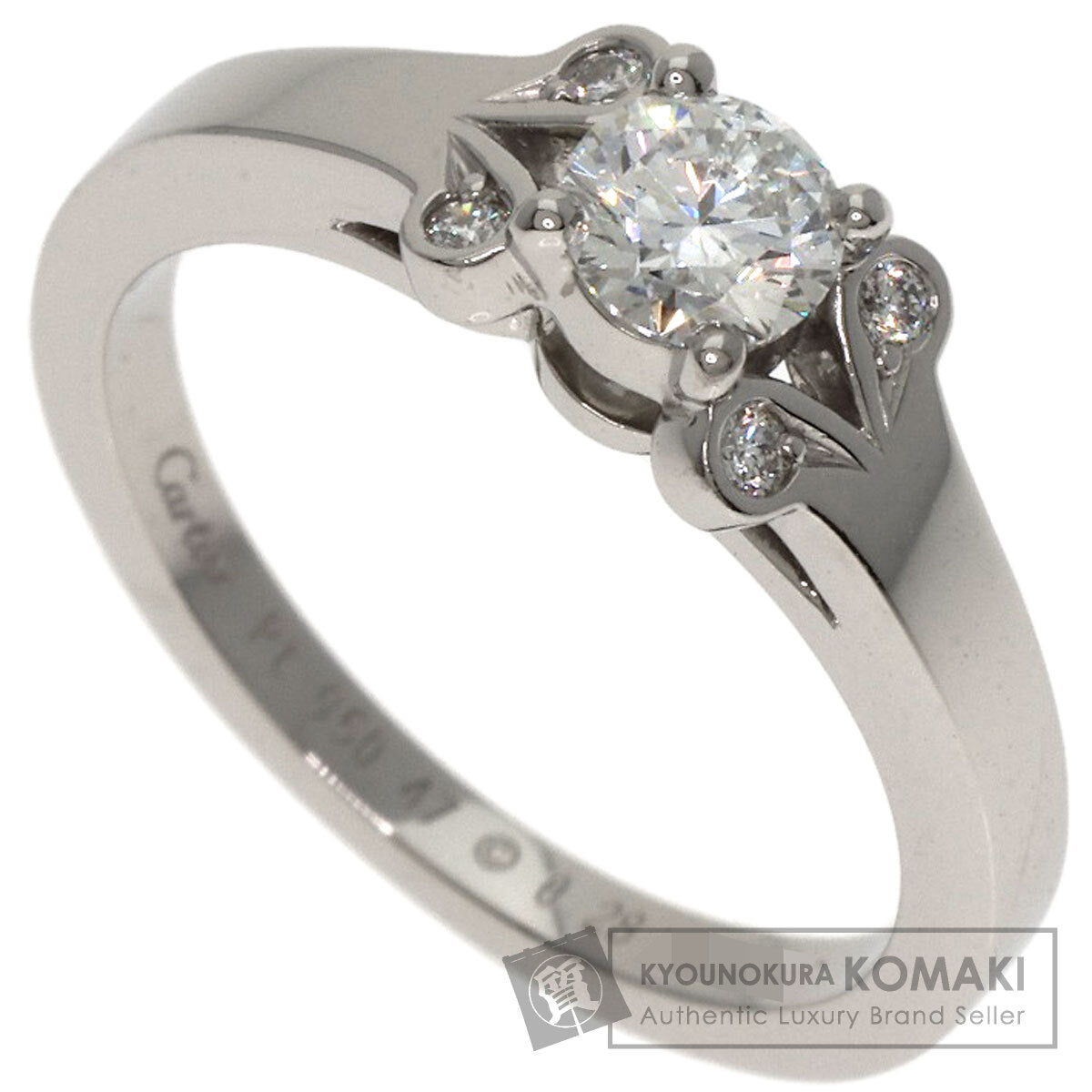 CARTIER Ballerina Diamond #47 Ring Platinum PT950 Ladies [Used]